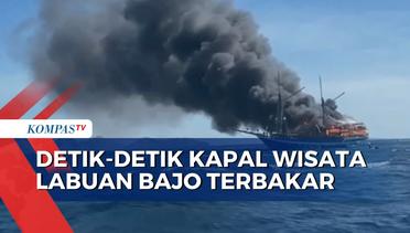 Kapal Wisata Labuan Bajo Menuju Pulau Komodo Terbakar, 2 Orang Terluka dan 31 Lainnya Selamat