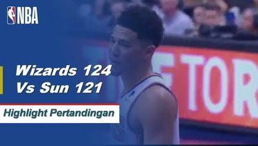 NBA I Cuplikan Pertandingan : Wizards 124 vs Suns 121