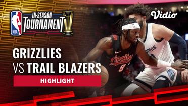 Memphis Grizzlies vs Portland Trail Blazers - Highlights | NBA In Season 2023/24