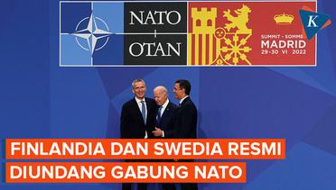 NATO Resmi Undang Finlandia dan Swedia jadi Anggota