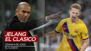 Komentar Zinedine Zidane dan Frenkie de Jong Jelang El Clasico