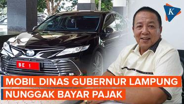 Mobil Dinas Gubernur dan Wagub Lampung Tunggak Pajak