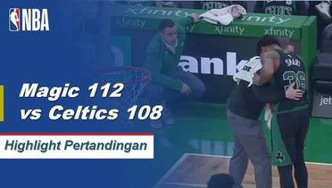 NBA | Cuplikan Hasil Pertandingan : Magic 112 Vs Celtics 108