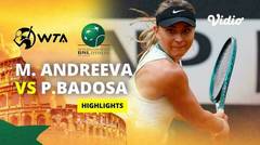 Mirra Andreeva vs Paula Badosa - Highlights | WTA Internazionali BNL d'Italia 2024