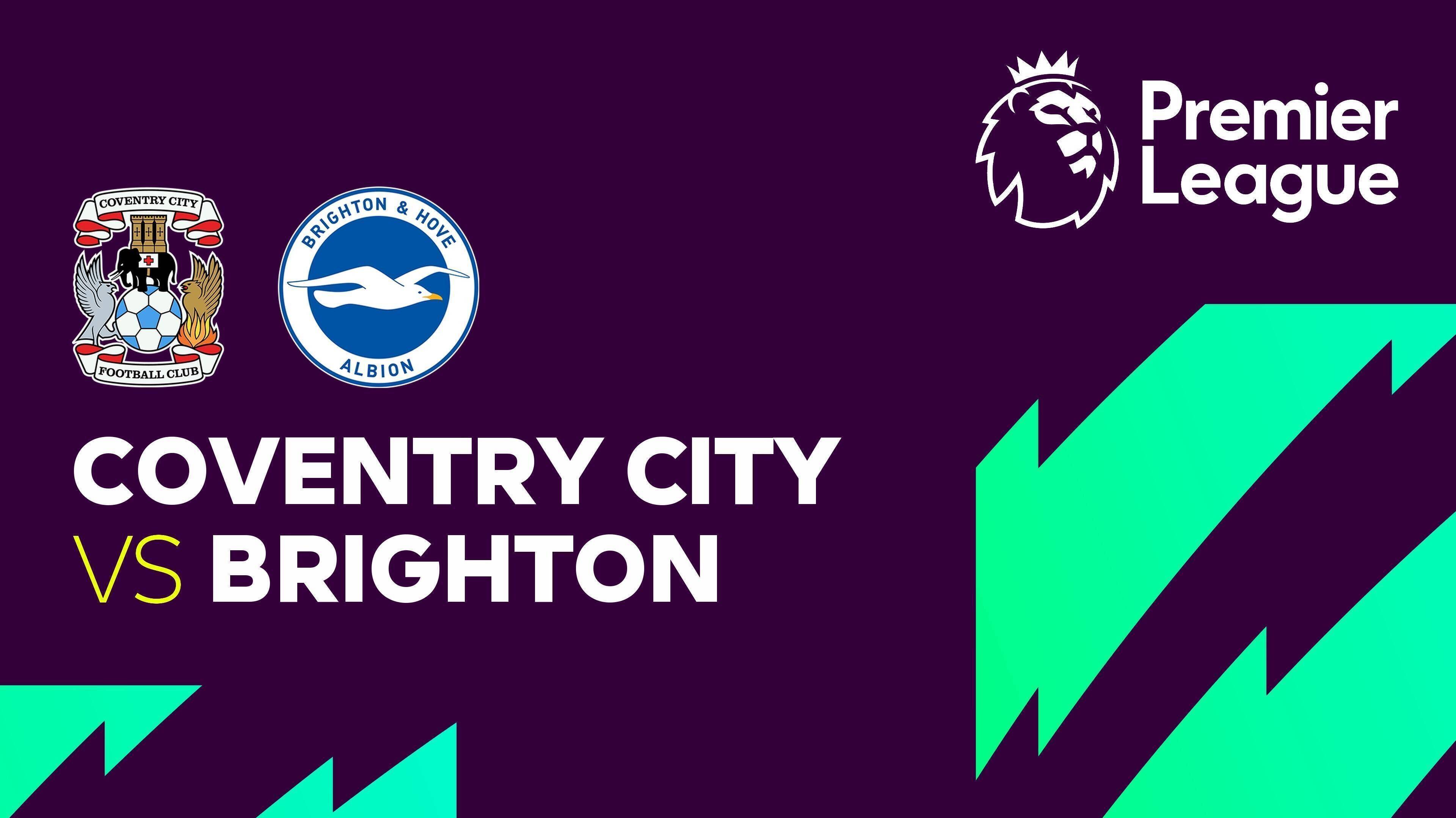 Coventry City FC vs Brighton and Hove Albion