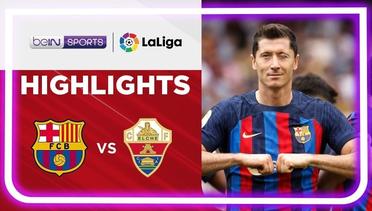 Match Highlights  | Barcelona vs Elche |  LaLiga Santander 2022/2023