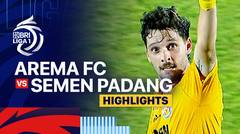 Arema FC vs Semen Padang - Highlights | BRI Liga 1 2024/25