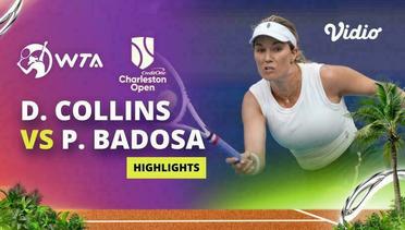 Danielle Collins vs Paula Badosa - Highlights | WTA Credit One Charleston Open 2024