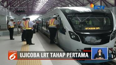 Uji Coba Pertama Berlangsung Lancar, LRT di Palembang Siap Beroperasi saat Asian Games 2018 - Liputan6 Siang