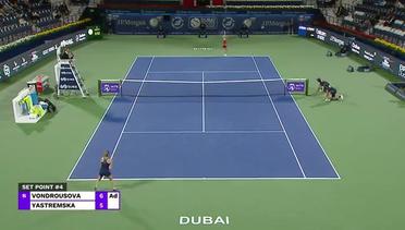 Match Highlights | Marketa Vondrusova vs Dayana Yastremska | WTA Dubai Duty Free Tennis Championships 2022