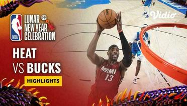 Miami Heat vs Milwaukee Bucks - Highlights | NBA Regular Season 2023/24
