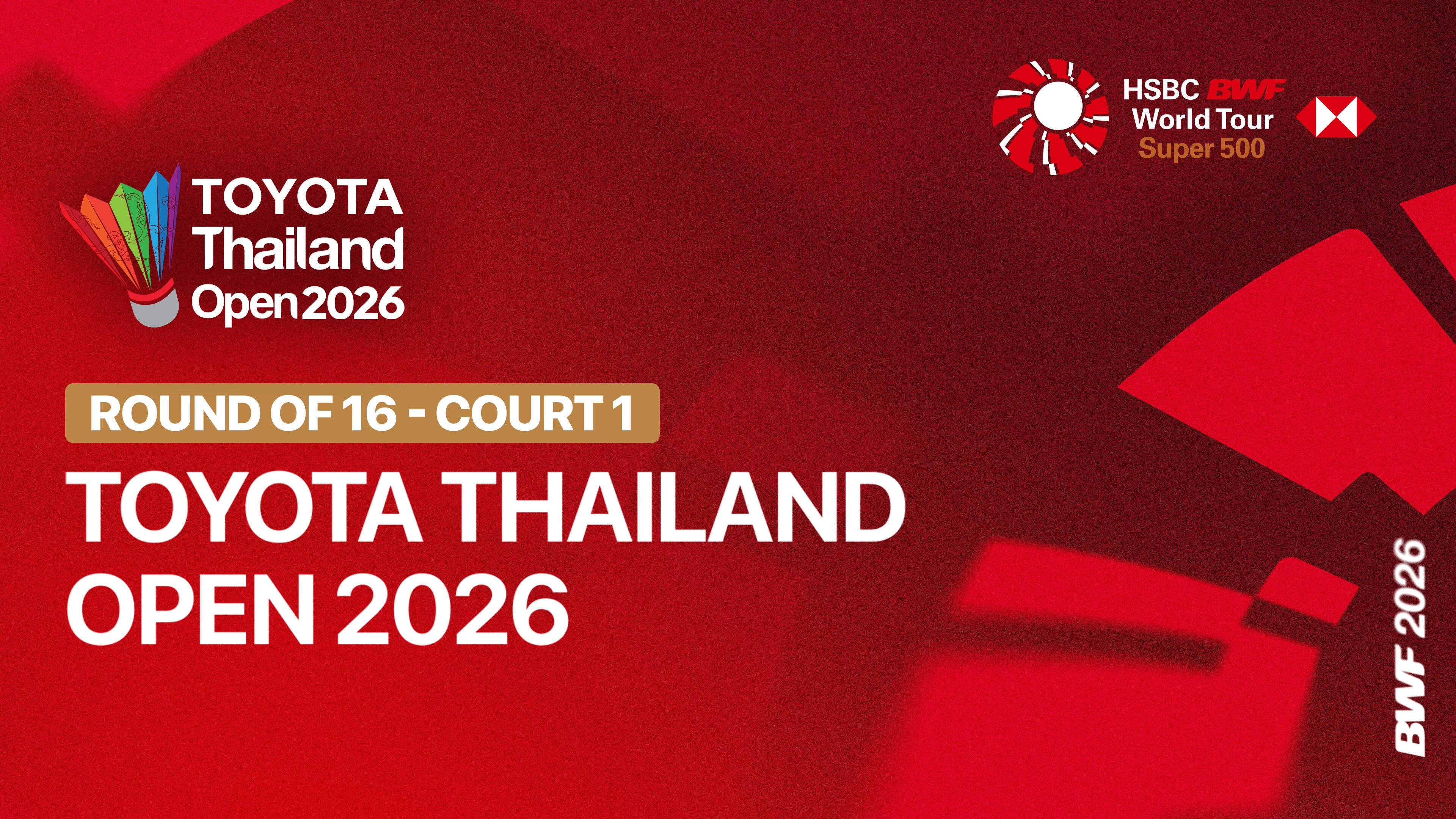 Isyana Syahira Meida/Rinjani Kwinnara Nastine (INA) vs Luo Yi/Wang Ting Ge (CHN) - Women's Doubles Round of 16 | TOYOTA Thailand Open 2026