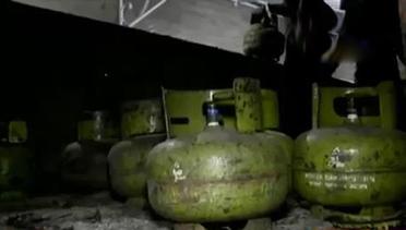 VIDEO: Polisi Gerebek Tempat Pengoplosan Gas di Dalam Hutan