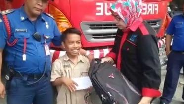#GASPeduli Siantar - Keluarga Besar Group Anak Siantar (KB-GAS) Beri Bantuan Kepada Mikael Sihombing Yang Tinggal Bersama Tim Damkar SIantar
