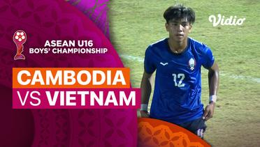 Cambodia vs Vietnam - Mini Match | ASEAN U16 Boys Championships 2024