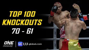 ONE Championship's Top 100 Knockouts | 70 - 61