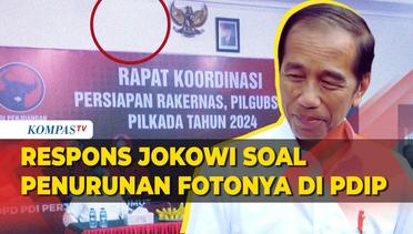 Respons Santai Jokowi soal Fotonya Diturunkan di Kantor DPD PDIP