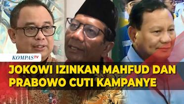 Jokowi Beri Izin Mahfud dan Prabowo Cuti Kampanye Pilpres 2024