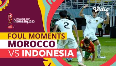 Momen Pelanggaran Keras | Morocco vs Indonesia | FIFA U-17 World Cup Indonesia 2023