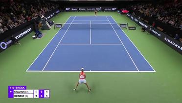 Match Highlights | Barbora Krejcikova vs Belinda Bencic | WTA Tallinn Open 2022