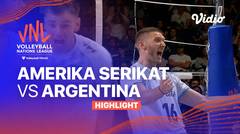 Match Highlights | Amerika Serikat vs Argentina | Men's Volleyball Nations League 2023