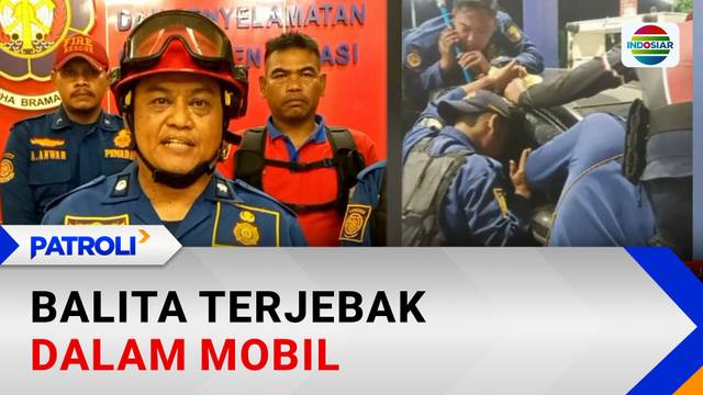 Bocah Balita Terjebak dalam Mobil, Terkunci Saat Orang Tua Isi BBM | Patroli