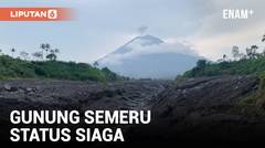 Aktivitas Vulkanik Meningkat, BPBD Himbau Warga Jauhi Zona Merah Gunung Semeru