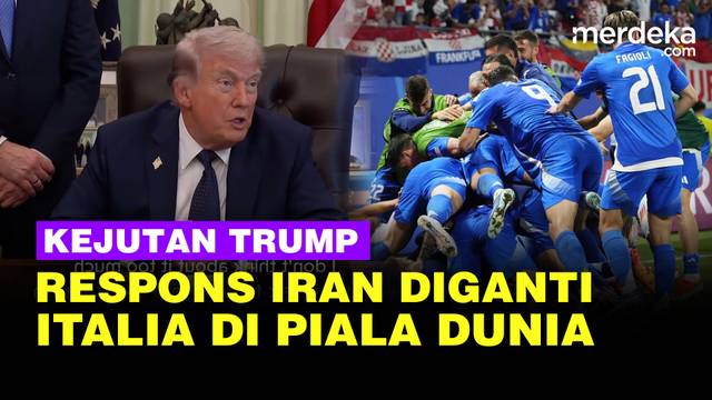 Kejutan Trump Soal Kabar Iran Diganti Italia Saat Piala Dunia 2026, Rubio: Teroris IRGC!