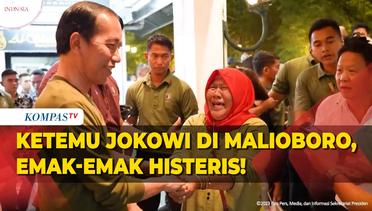 Emak-Emak Nangis Histeris Ketemu Jokowi di Malioboro: Saya Ingin Sekali Ketemu!