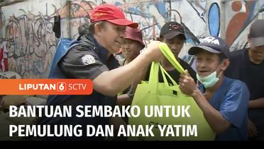 YPP Salurkan Ratusan Paket Sembako untuk Pemulung dan anak Yatim di Jakarta Pusat | Liputan 6