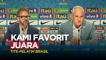 Brasil Umumkan Skuat Piala Dunia 2022, Tite Akui Timnya Difavoritkan Juara