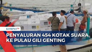 Medan Sulit, Pendistribusian 454 Kotak Suara di Pulau Gili Genting Libatkan Kuli Pelabuhan