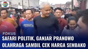 Ganjar Pranowo Olahraga dan Blusukan ke Pasar Bersama Gibran Rakabuming Raka | Fokus