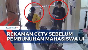 Terungkap! Ini Rekaman CCTV Sebelum Pembunuhan Mahasiswa UI oleh Seniornya