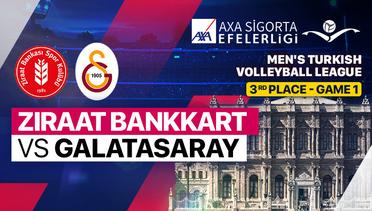 3rd Place - Game 1: Ziraat Bankkart vs Galatasaray HDI Sigorta - Full Match | Turkish Men's Volleyball League