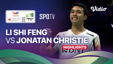 Li Shi Feng (CHN) vs Jonatan Christie (INA) - Highlights | Thomas Cup Chengdu 2024 - Men's Singles