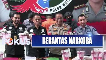 Petugas Bongkar Sindikat Peredaran Narkoba Jaringan Internasional di Jakarta