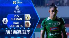 Full Highlights - PSS Sleman VS Bali United FC | BRI Liga 1 2022/2023