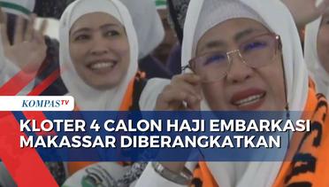 442 Jemaah Calon Haji Embarkasi Makassar Diberangkatkan ke Madinah