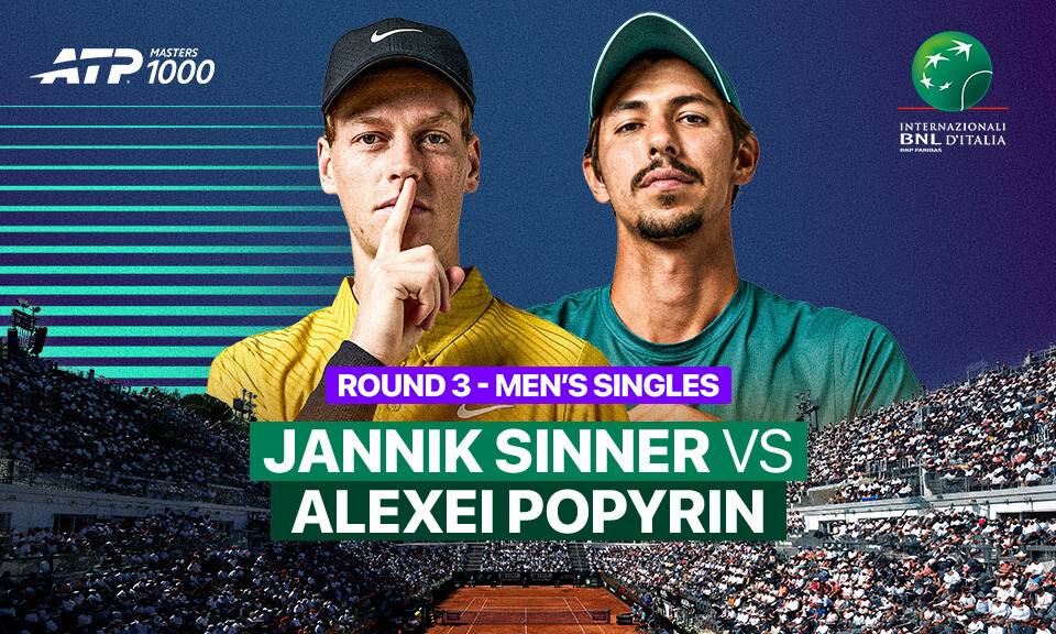 Jannik Sinner vs Alexei Popyrin