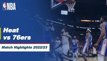 Match Highlights | Miami Heat vs Philadelphia 76ers | NBA Regular Season 2022/23