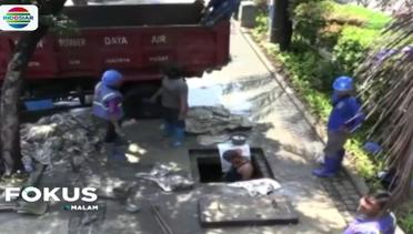 Petugas Temukan 20 Kubik Sampah Sisa Kulit Kabel di Gorong-gorong Balaikota DKI - Fokus Malam
