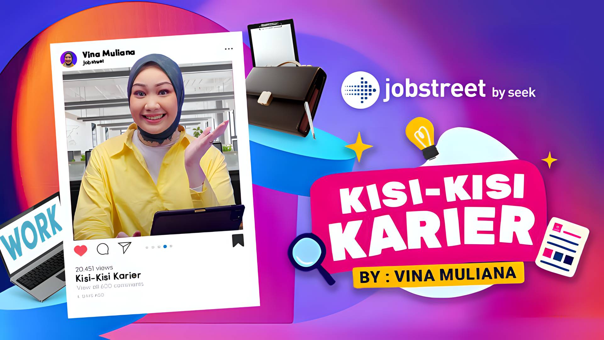 SeekMax - Kisi-Kisi Karir Vina Muliana