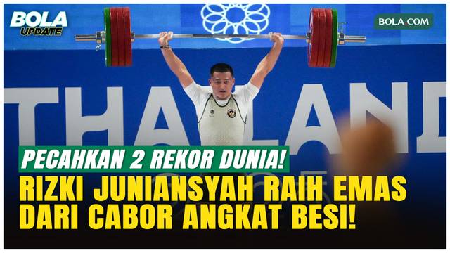 Gokil! Rizki Juniansyah Sabet Emas SEA Games 2025 dan Pecahkan 2 Rekor Dunia