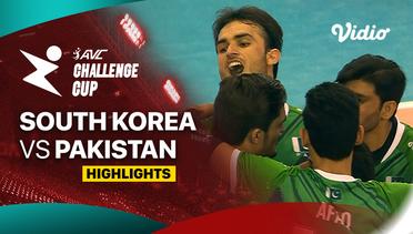 South Korea vs Pakistan - Semifinal  - Highlights | AVC Challenge Cup for Men 2024