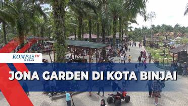 Lokasi Wisata Jona Garden di Binjai Dipadati Pengunjung Saat Musim Liburan