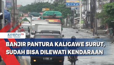 Banjir Pantura Kaligawe Surut, Sudah Bisa Dilewati Kendaraan