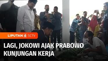 Presiden Jokowi dan Prabowo Pantau Harga di Pasar Tabalong | Liputan 6