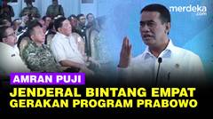 Mentan Amran Puji Jenderal Bintang Empat Gerakan Program Prabowo, Riuh Tepuk Tangan