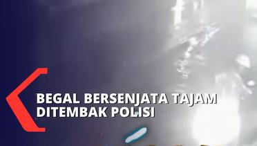 Coba Kabur saat Ditangkap, Begal Bersenjata Tajam di Bandung Ditembak Polisi!